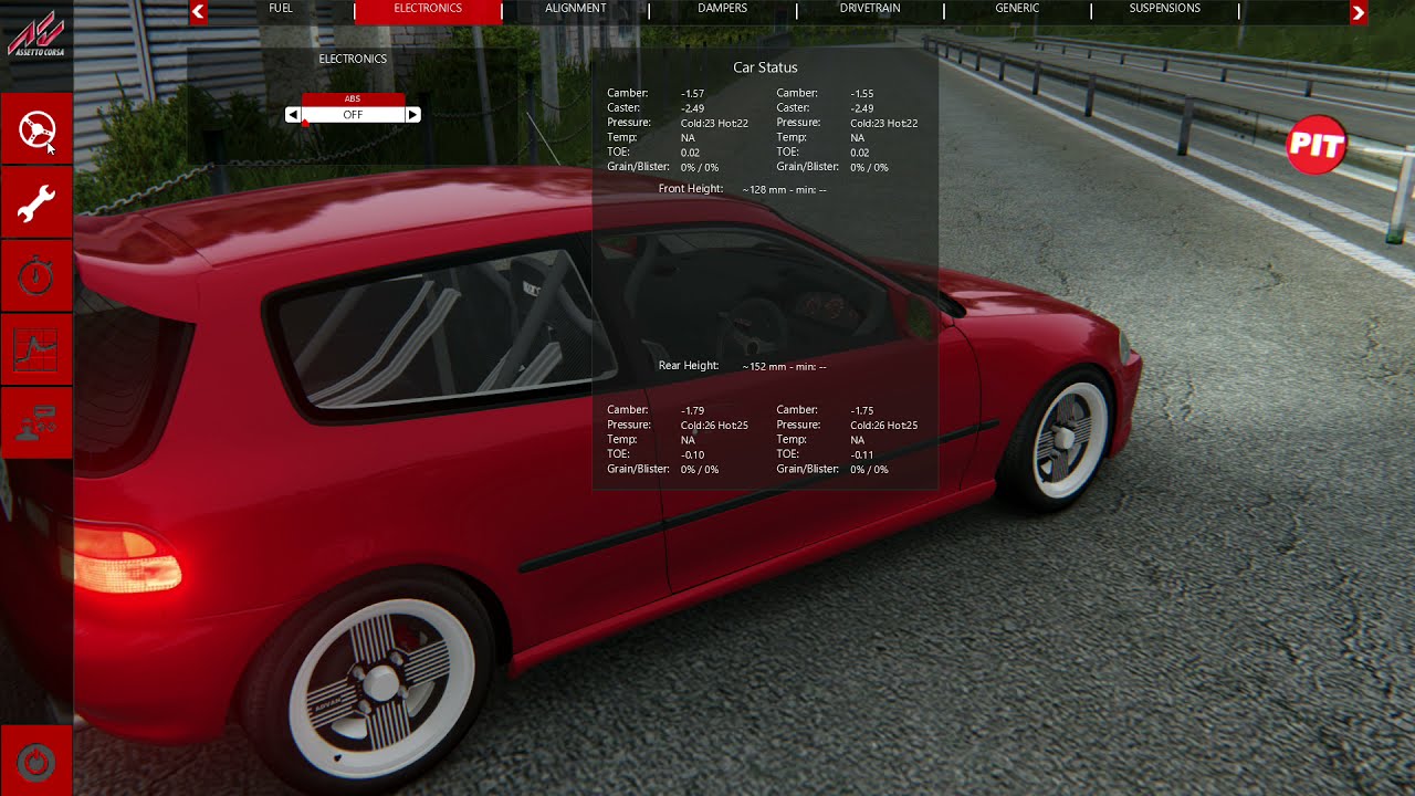 Assetto Corsa EK Akina 4:29:552 Civic EG6