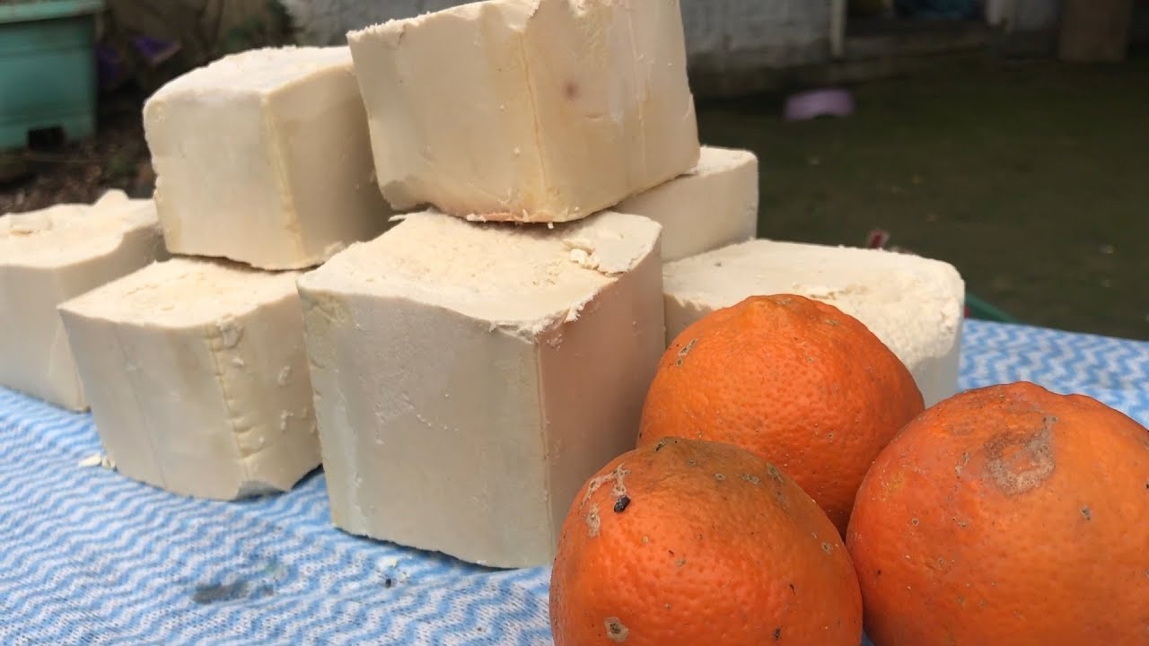 Sabão caseiro de limão (apenas 3 ingredientes)!