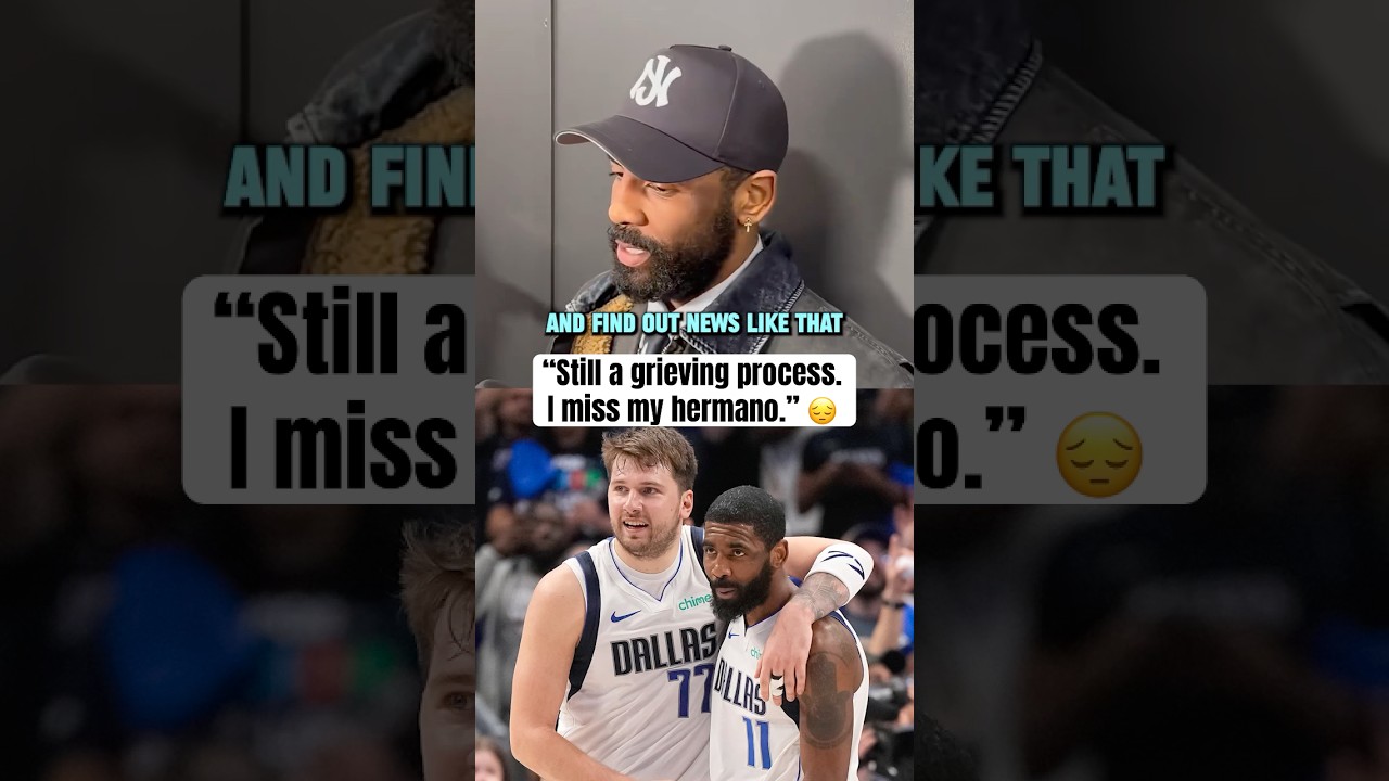 Kyrie's reaction to Luka being traded 💔 (via GrantAfseth/X)
