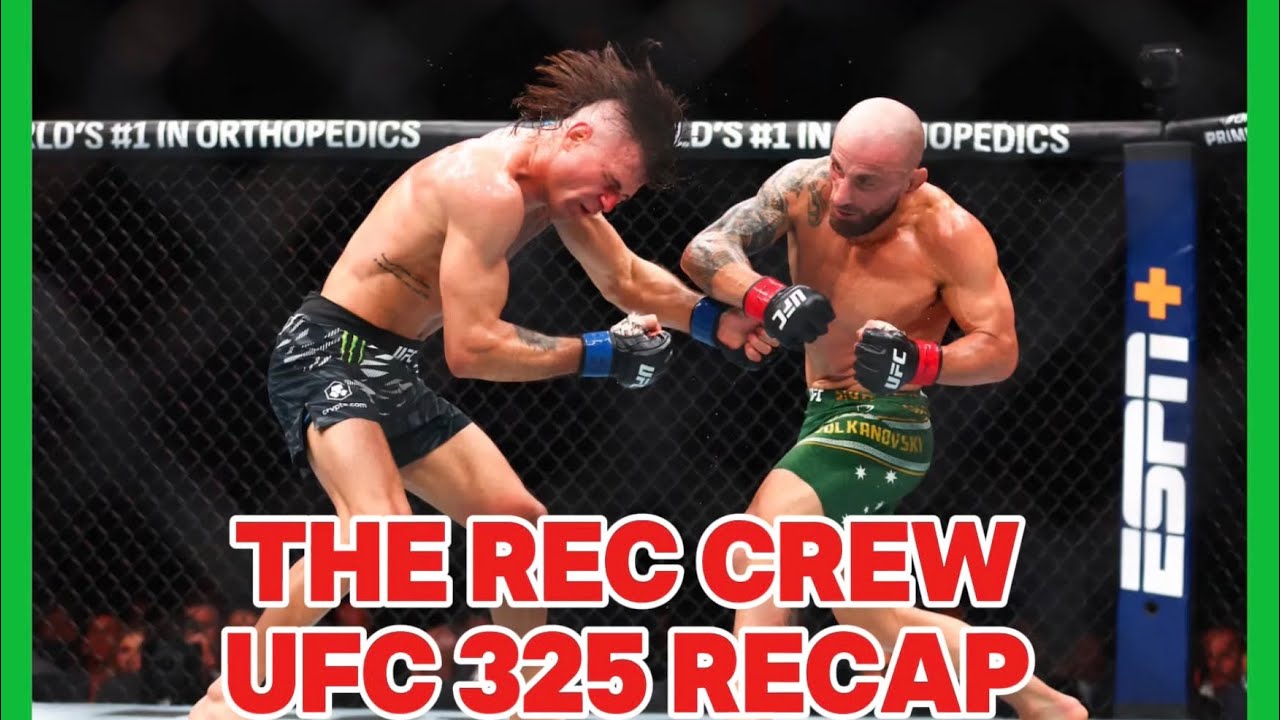 UFC 325 RECAP