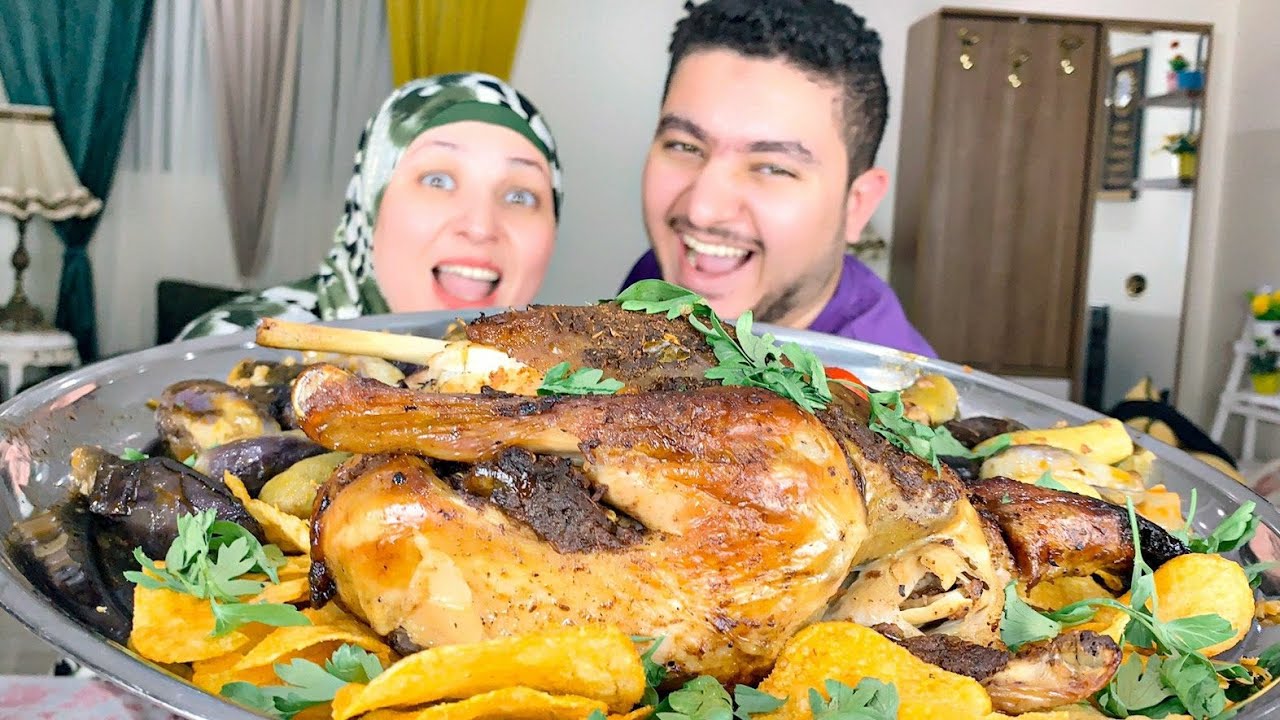 تحدى الدولمة🥘 العراقية مع الدجاج🐓 المشوى لعيونكم😘
