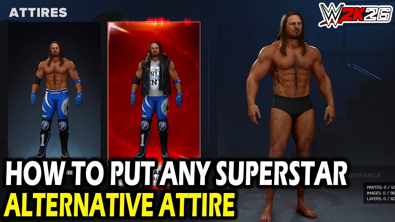 How to Put Any Superstar in Alternative Attire in WWE 2k26