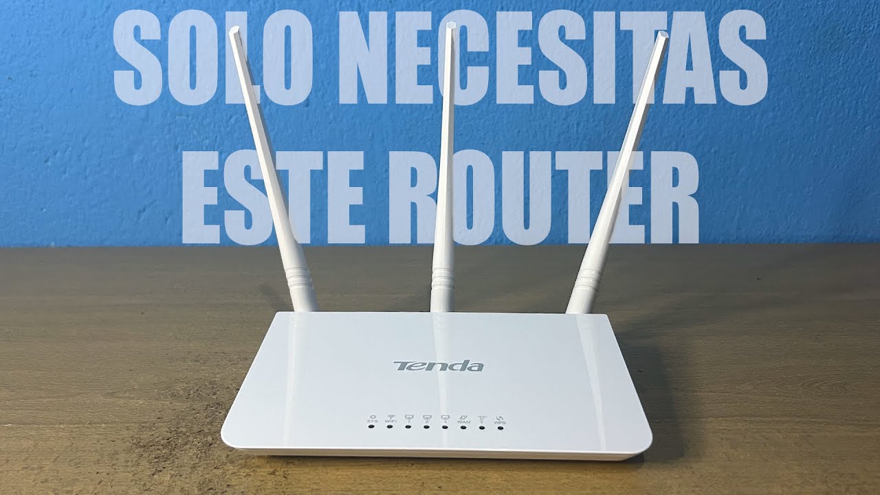 Repite tu señal WI-FI utilizando este simple Router l Tenda F3