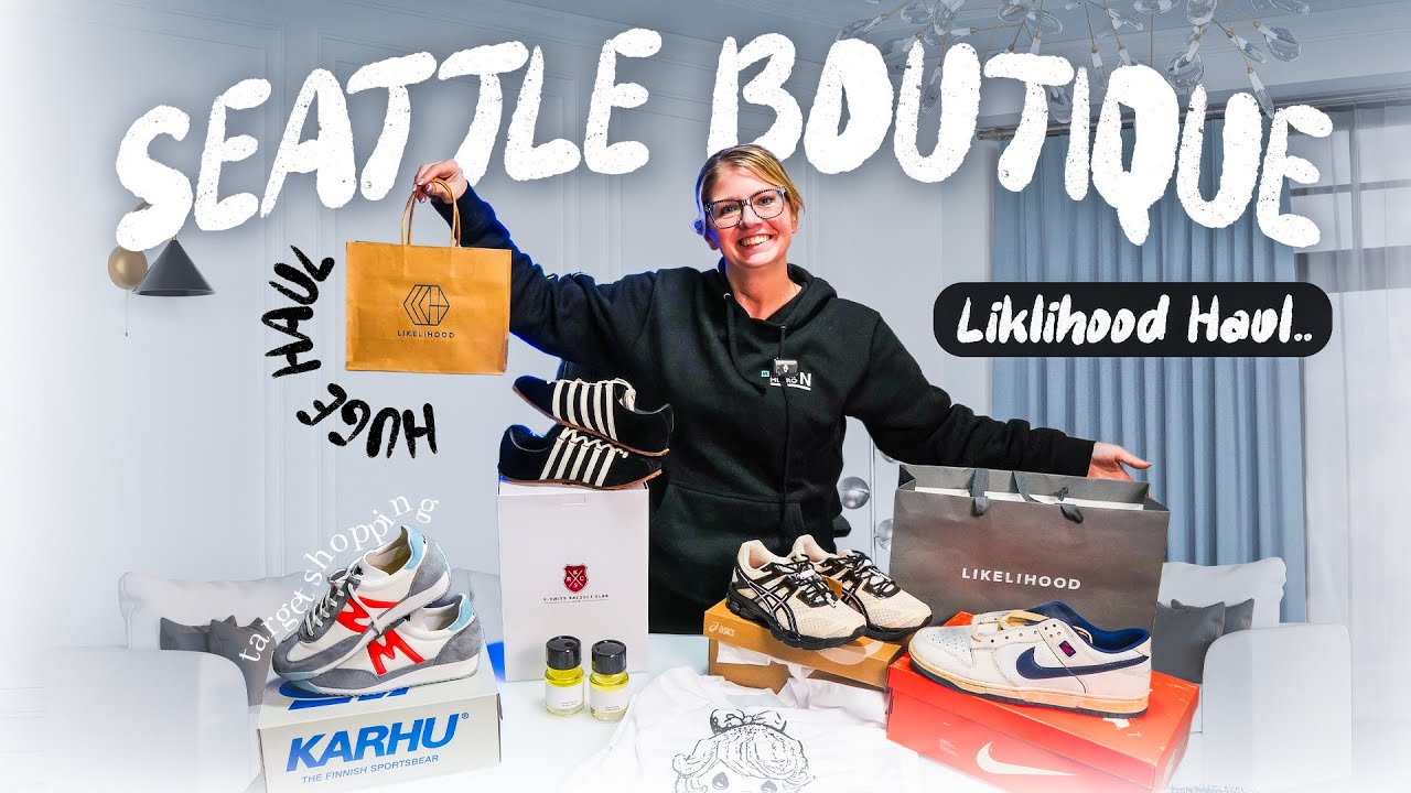 LIKLIHOOD HAUL … We loaded up on kicks and merch from @lklihood , 📺 come kick it with me… 