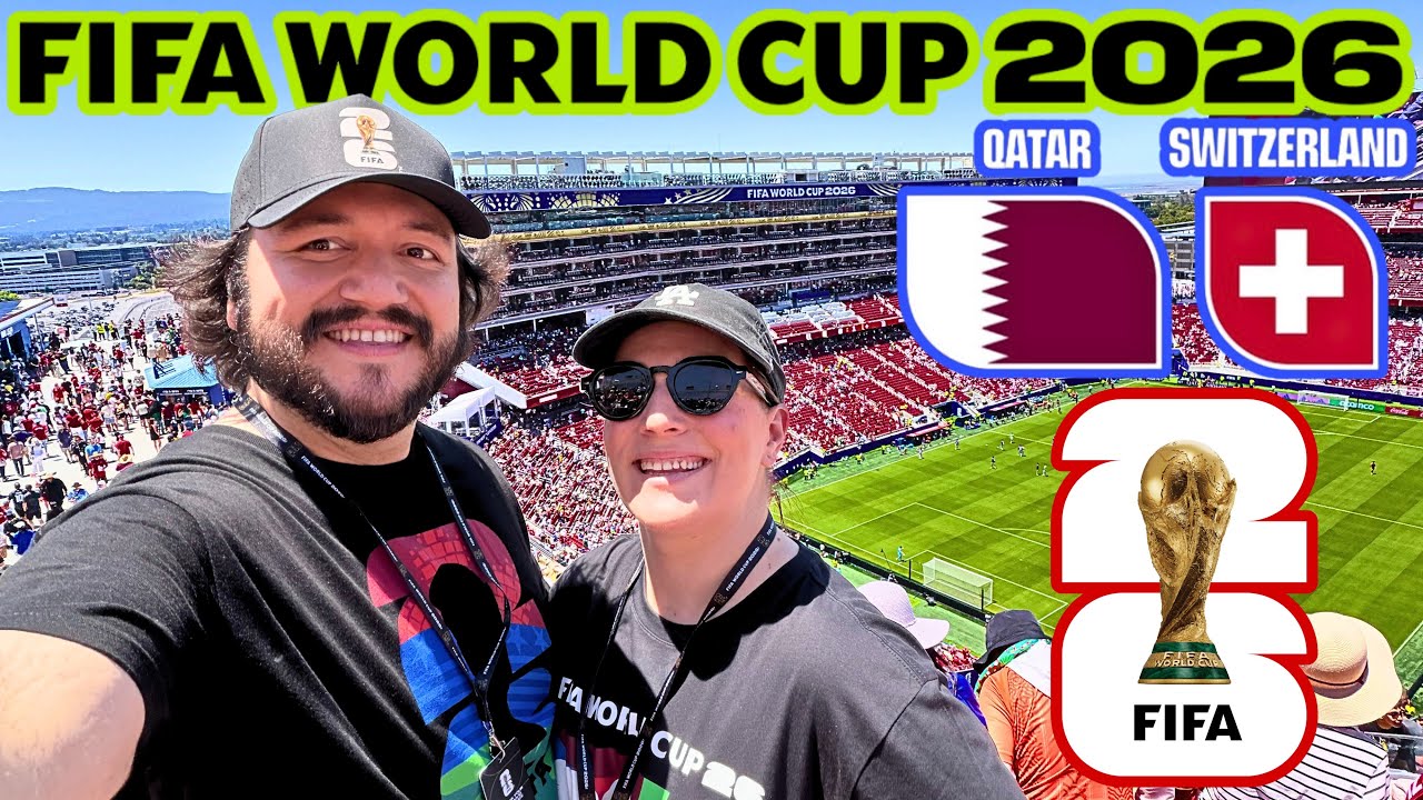 We Went To A FIFA World Cup Match! Qatar vs Switzerland at San Francisco Bay Area Stadium!