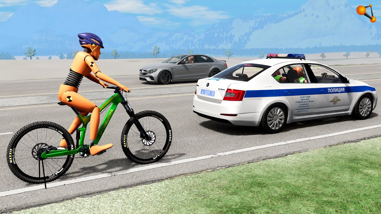 ОТЕЦ ЗАПРЕТИЛ УЕЗЖАТЬ СО ДВОРА НА ВЕЛОСИПЕДЕ, НО СЫН ОСЛУШАЛСЯ | BeamNG.drive