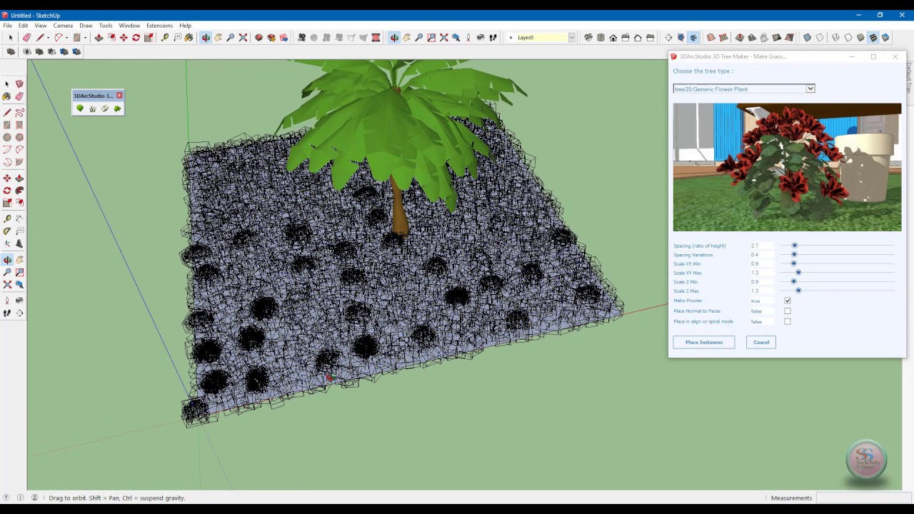 Sketchup Tutorial part 36 3D  Arc Studio plugin