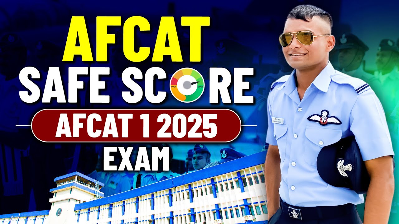 AFCAT 1 2025 Safe Score | AFCAT 5-Year Cut-Off Marks | How Many Marks Required to Qualify AFCAT Exam
