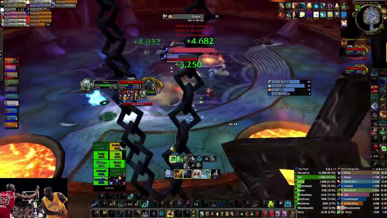 Ascendant Council HC 10Man Resto Druid 99 Parse