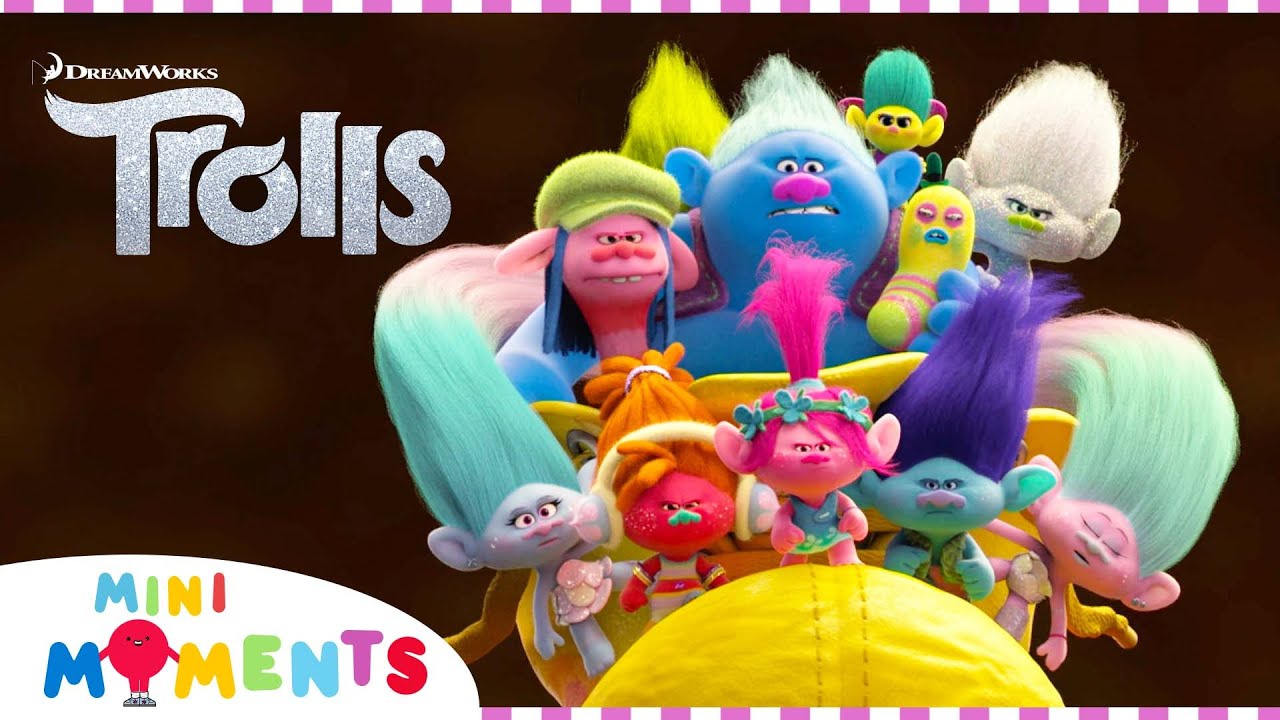 The Trolls Save Bridget 🛼 💗🍴 | Trolls | Movie Moments | Mini Moments