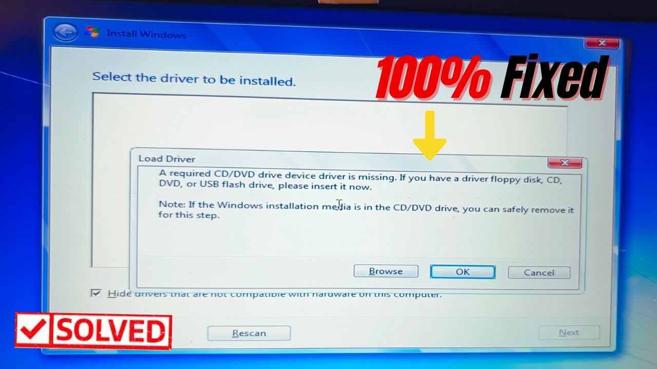 a media driver your computer needs is missing windows 7 & 10 install || [100% Working 2 Method]