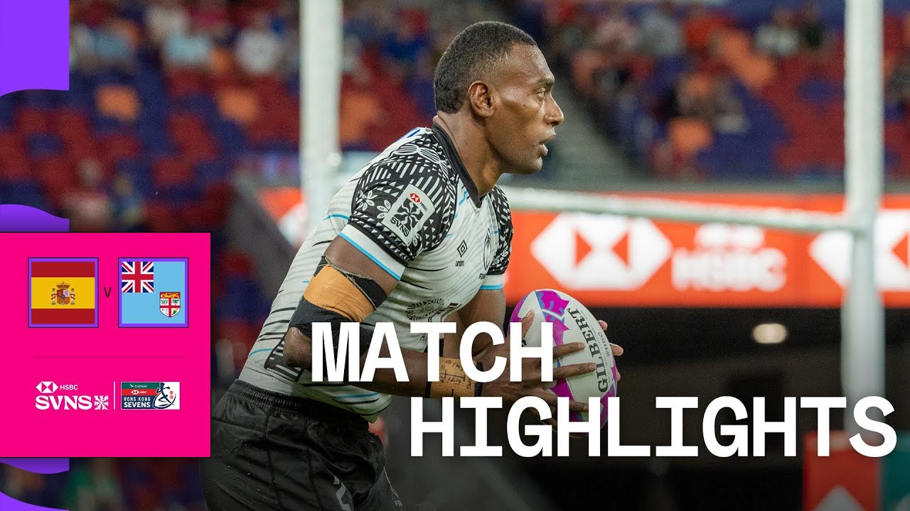 GOLDEN KICK WINNER 🤯 | Spain v Fiji | HSBC SVNS Hong Kong 2025 | Men's Match Highlights