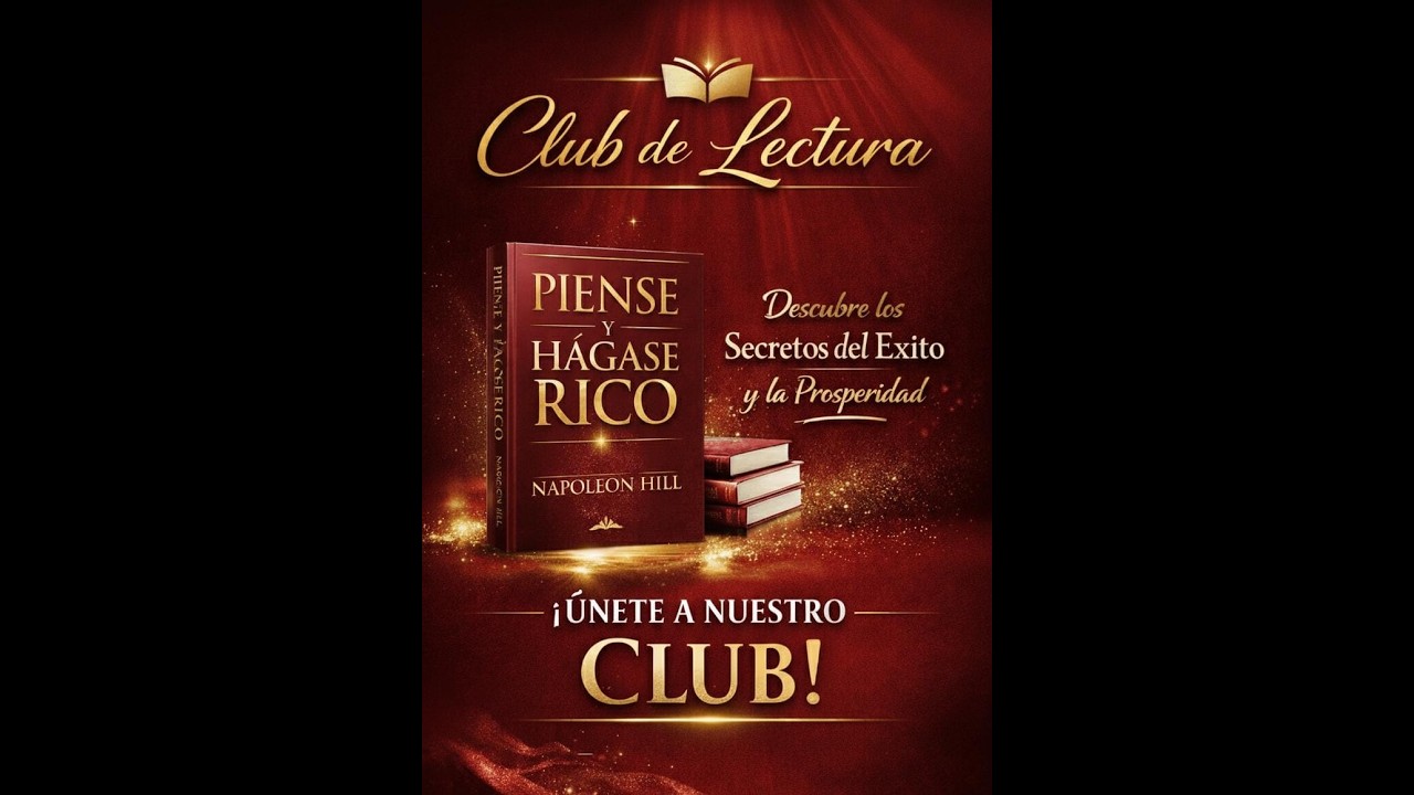 Piense y hágase rico, club de lectura y llamado a la acción.
