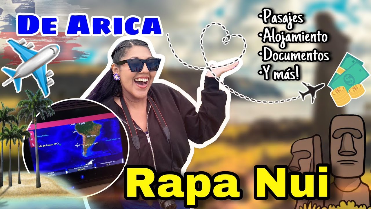 De Arica a RAPA NUI🗿🌺 ¿cuánto gasté? / CataBelen