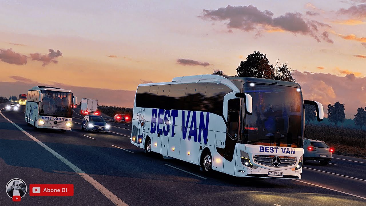 Ets 2 | Yeni Kaplamasıyla | Best Van Tur | Karadeniz Üzerinden | İstanbul-Van Seferi #g29 #bus #hvt
