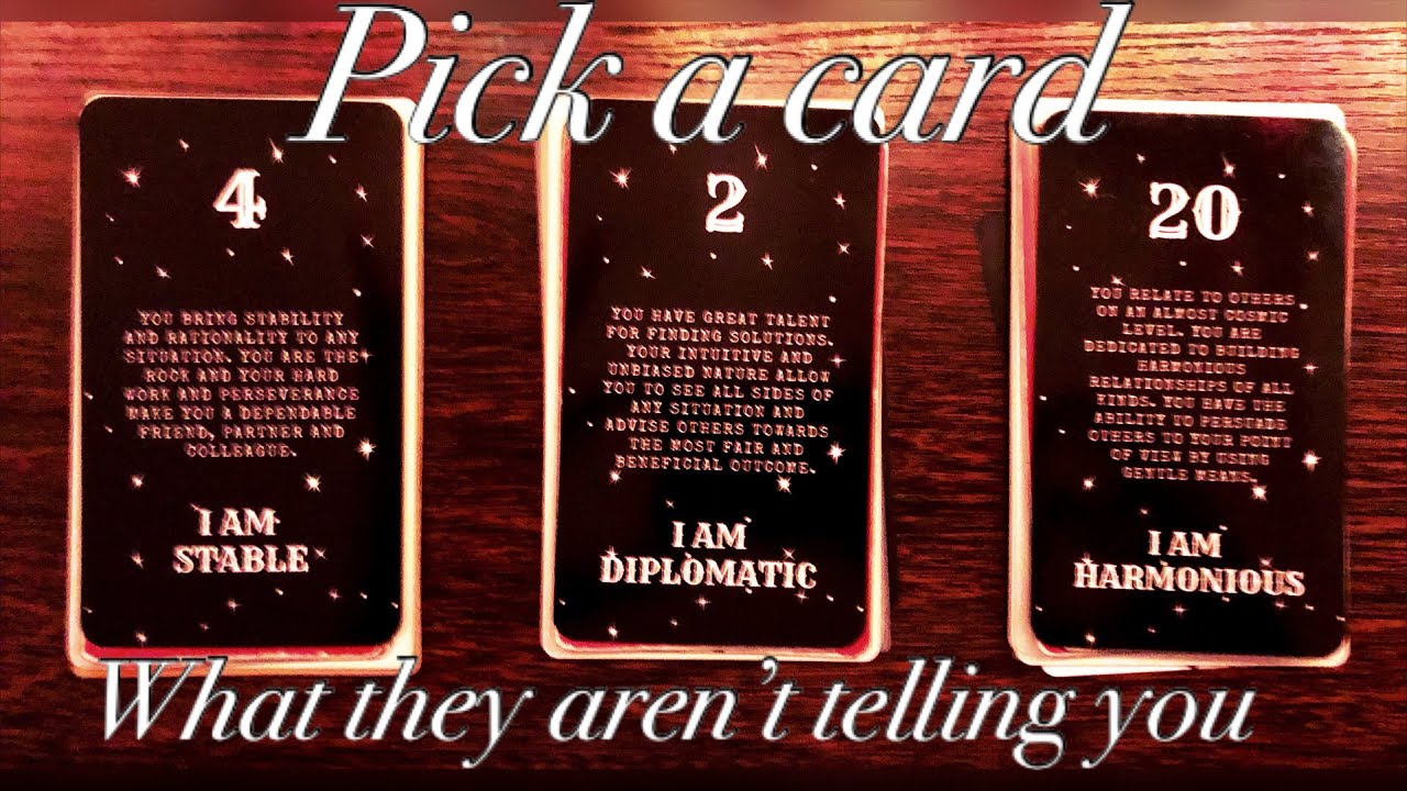 What they aren’t telling you🤔🤭💞💫~Pick a card~Love tarot reading~Timeless