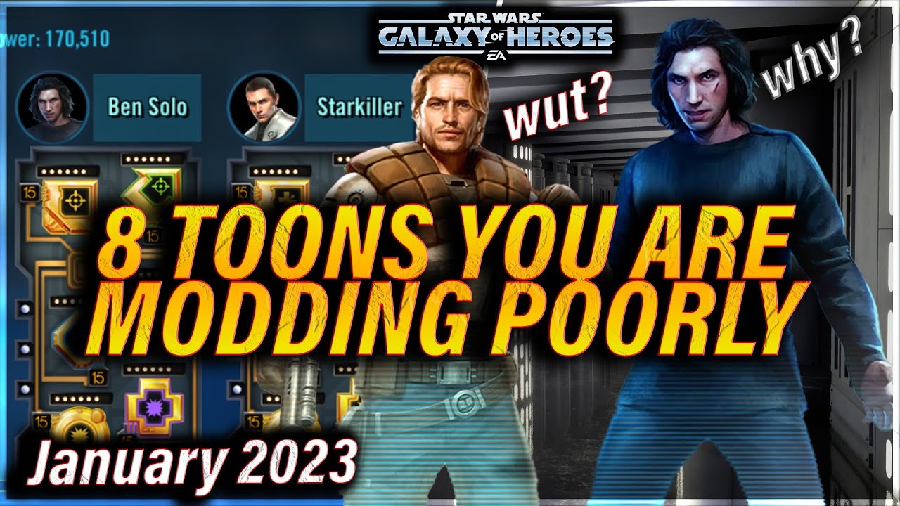8 TOONS YOU ARE MODDING POORLY (January 2023)