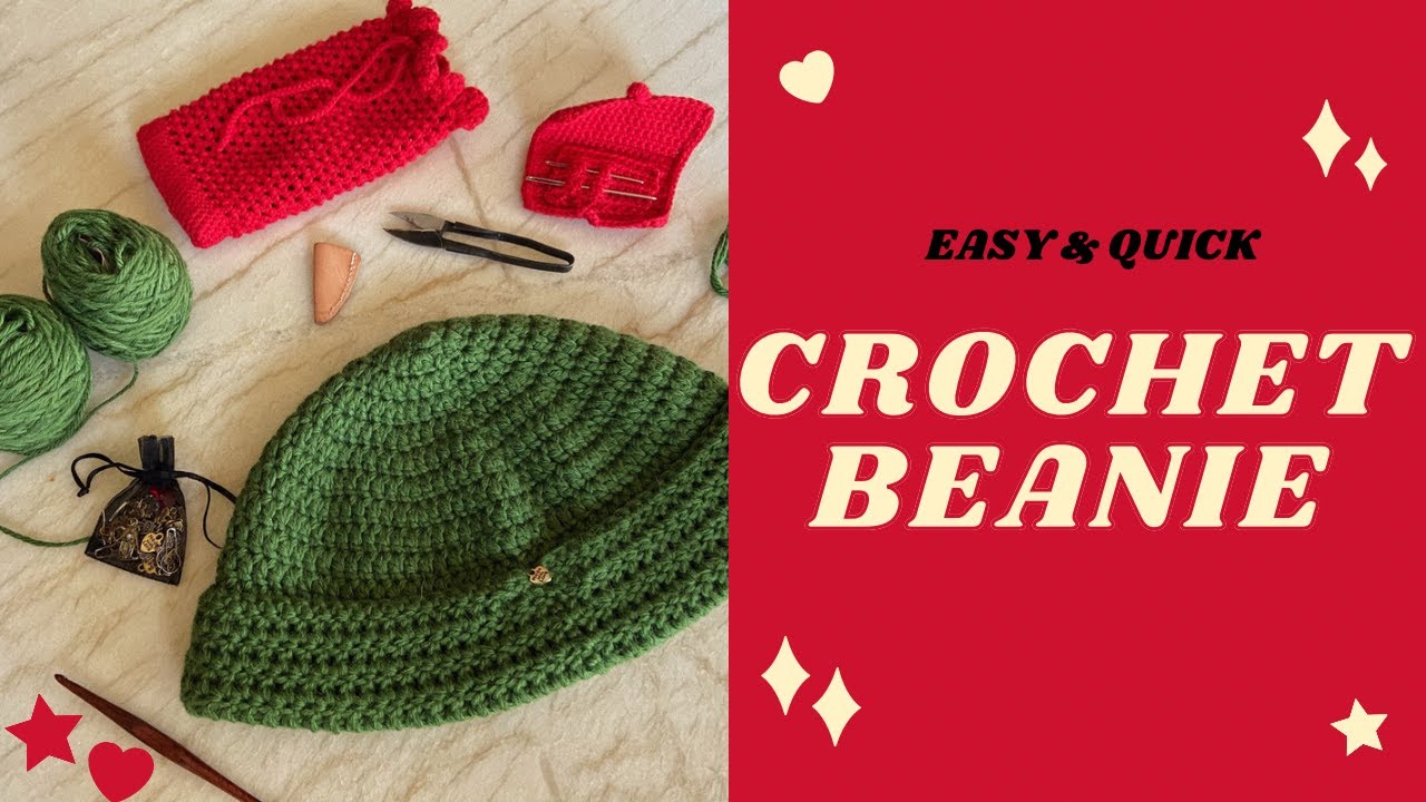 HOW TO: CROCHET BEANIE ★ BEGINNER FRIENDLY