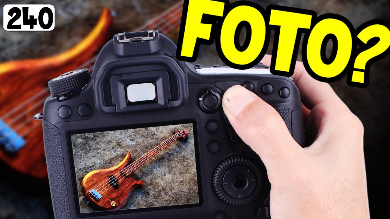 🔥Como tirar fotos que valorizam um instrumento musical?  (E240)