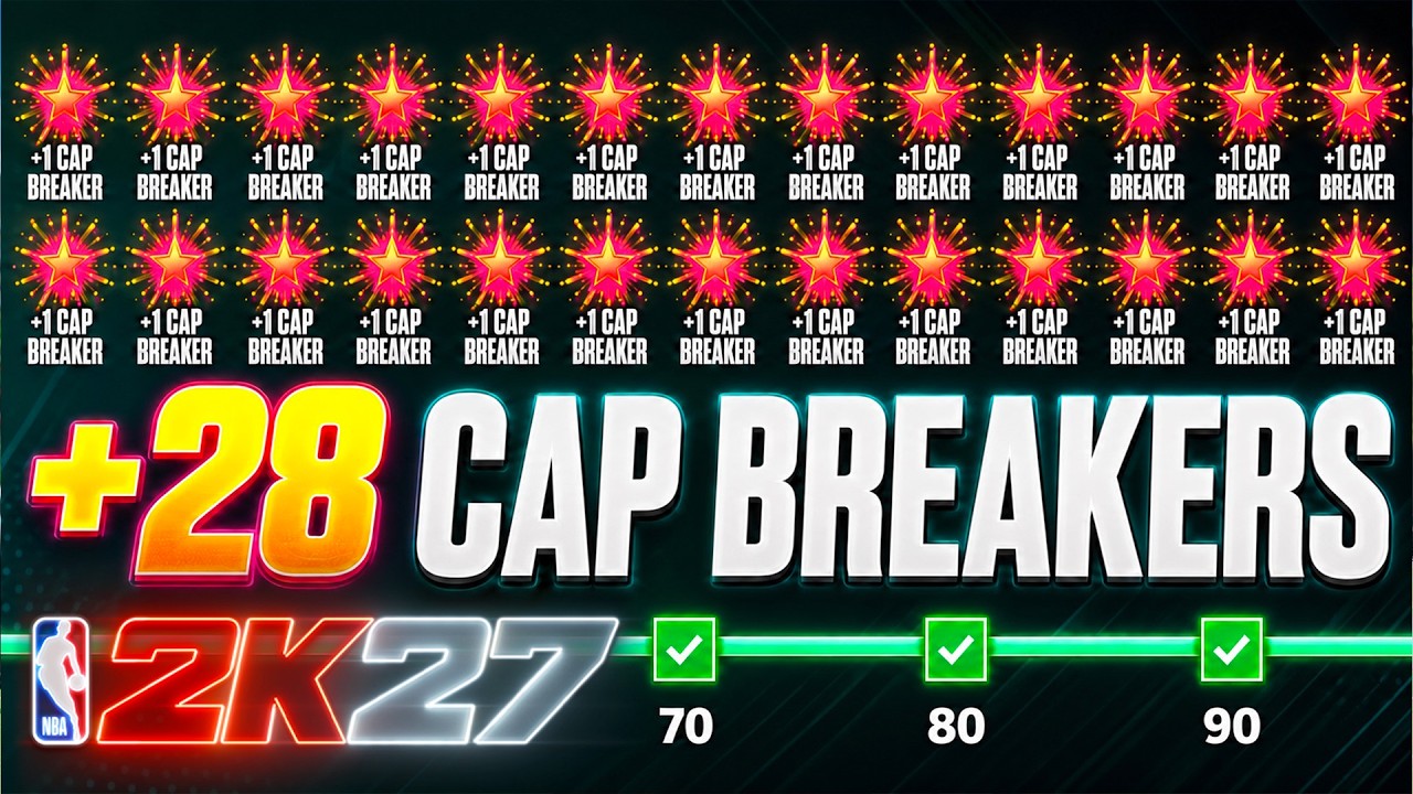 FASTEST WAY TO UNLOCK ALL +28 CAP BREAKERS IN NBA 2K27!