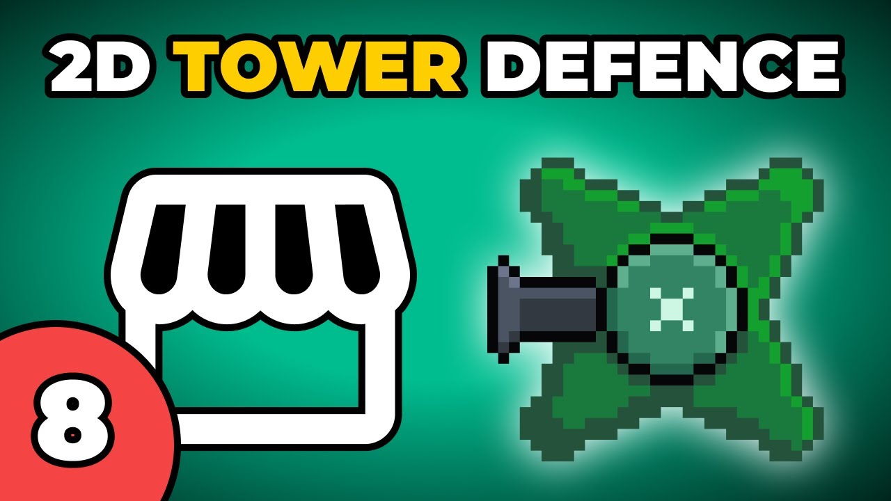 МАГАЗИН БАШНЕЙ — создайте 2D-игру в жанре Tower Defense на Unity #8