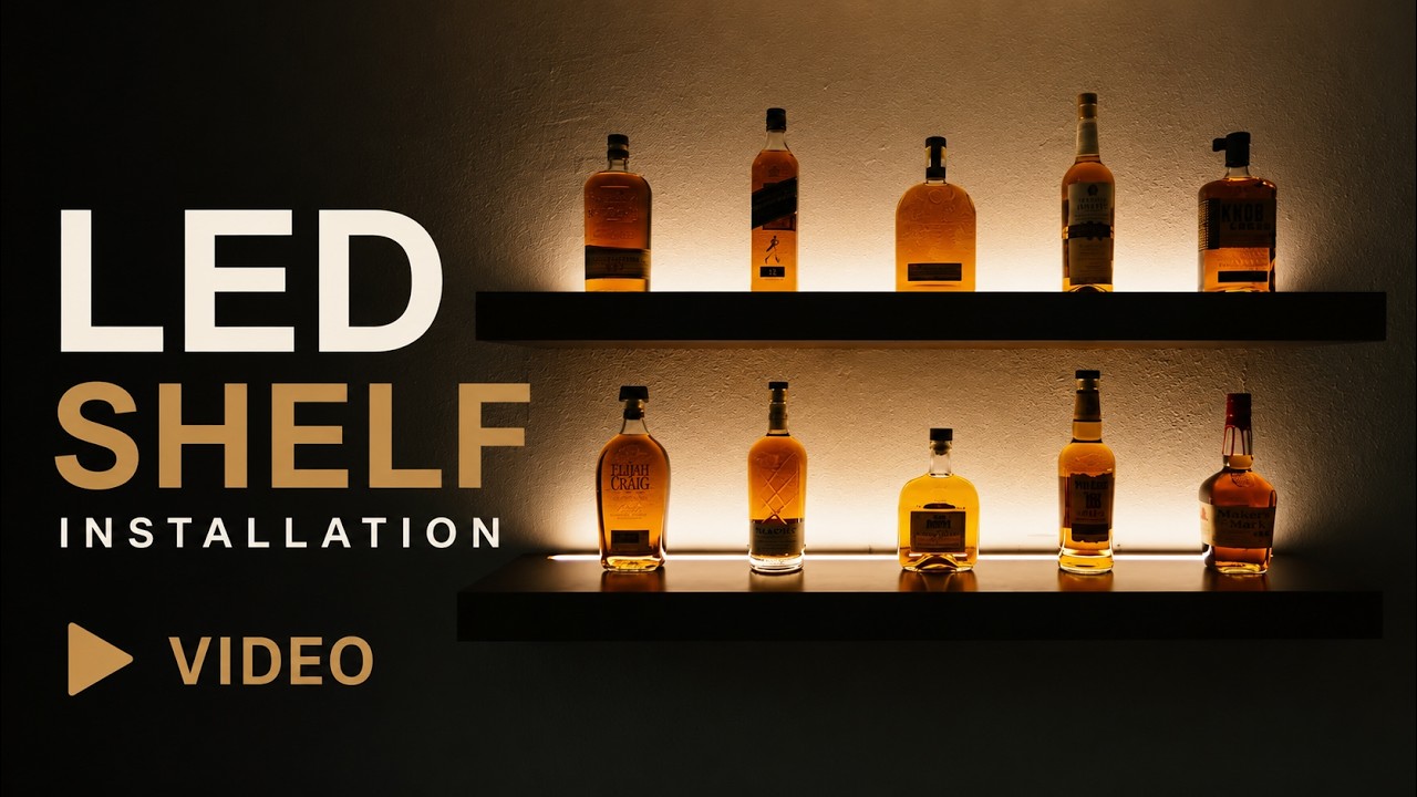 Lyons Crafted LED Floating Shelf Installation Video