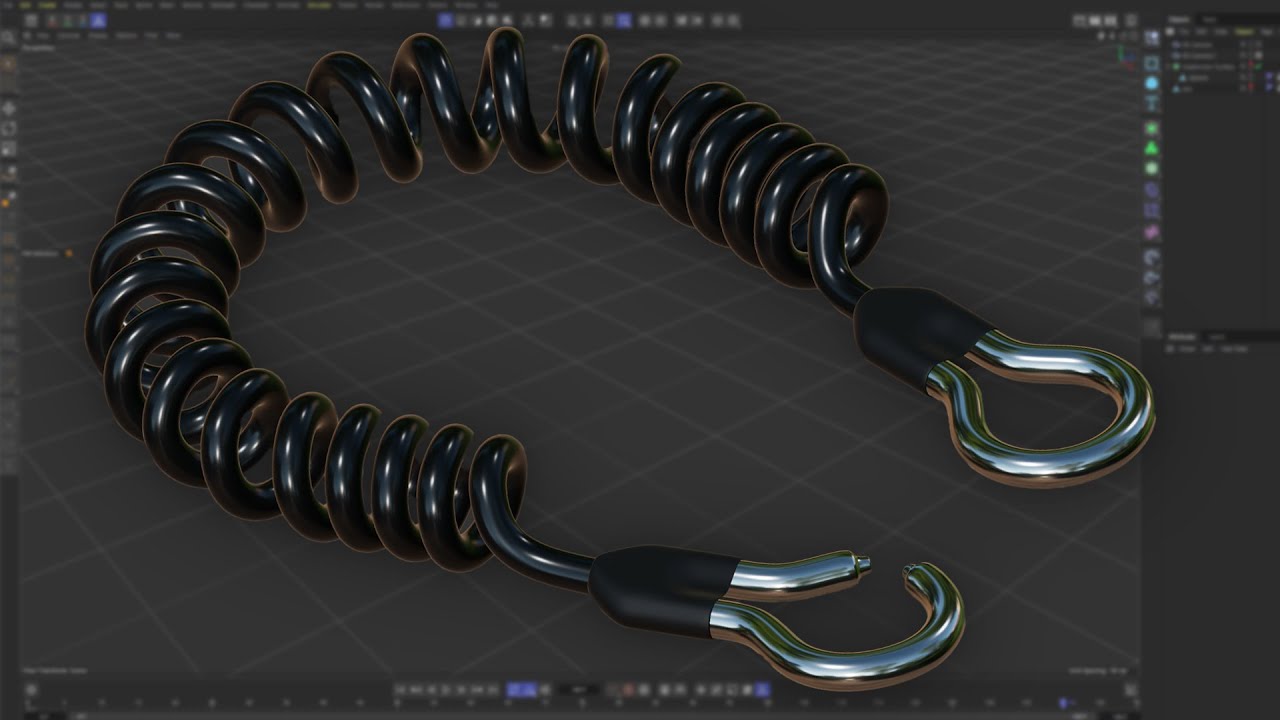Сплайновое моделирование в Cinema 4D