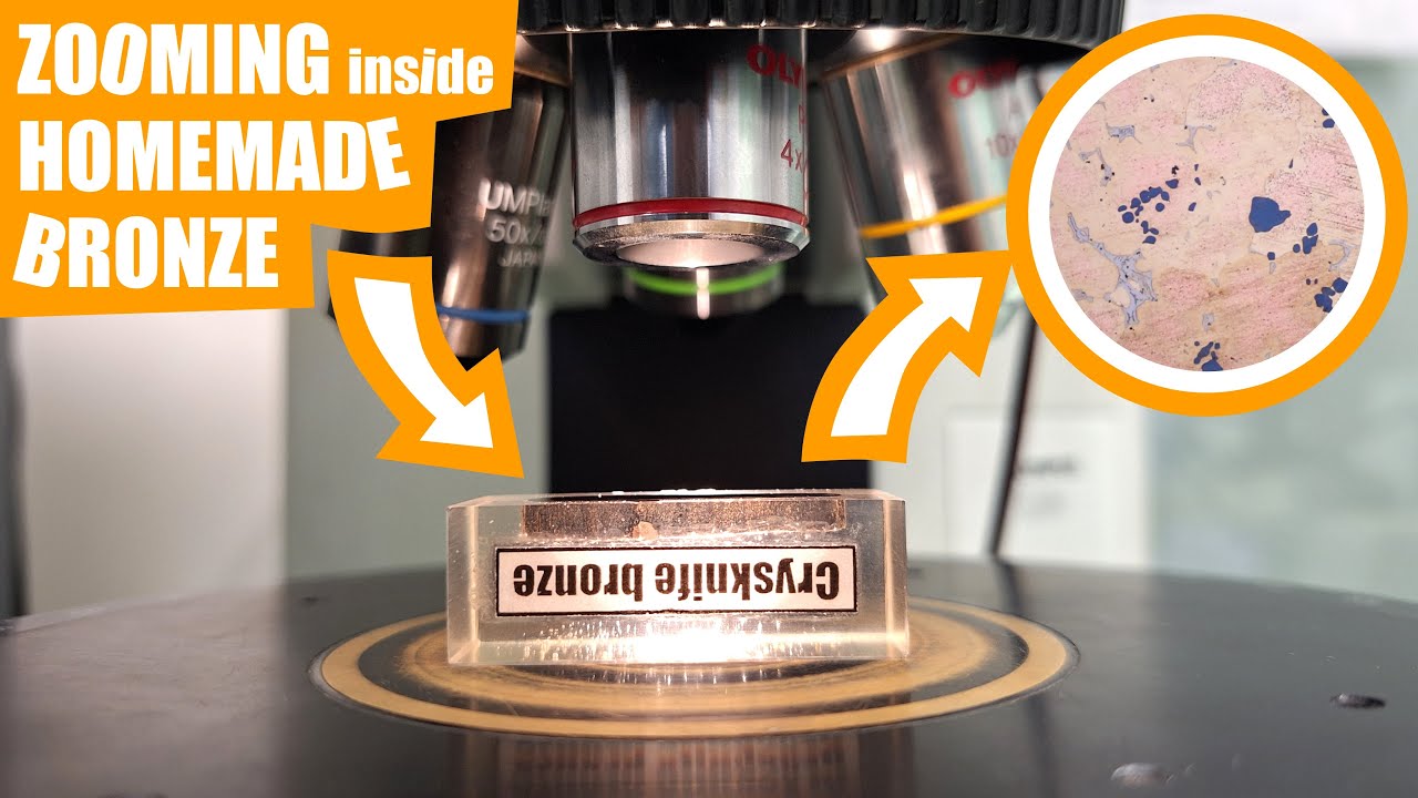 Revealing Secrets of Homemade Metal/ Bronze under Microscope
