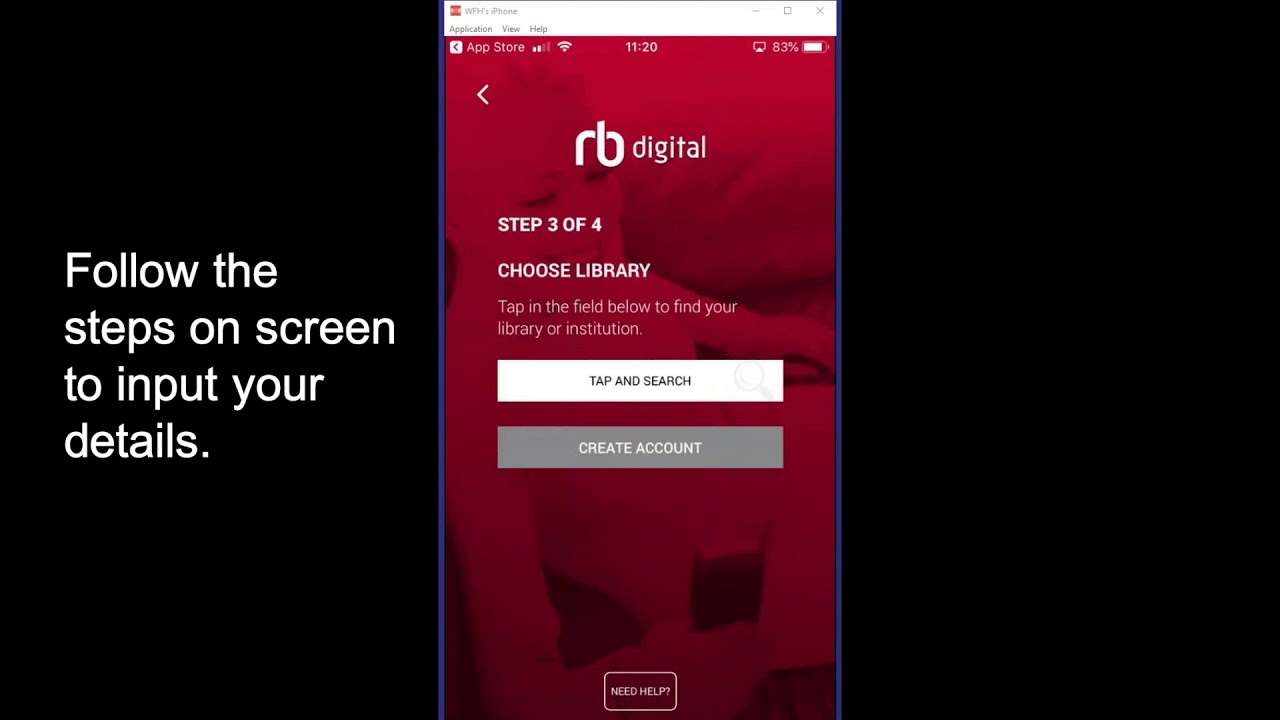RBdigital Registration Tutorial