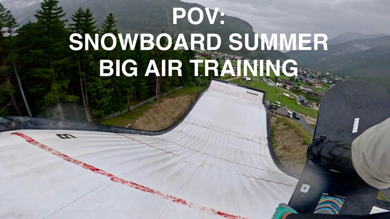 POV: SNOWBOARD SUMMER BIG AIR TRAINING | IN FLIGHT MODE #2