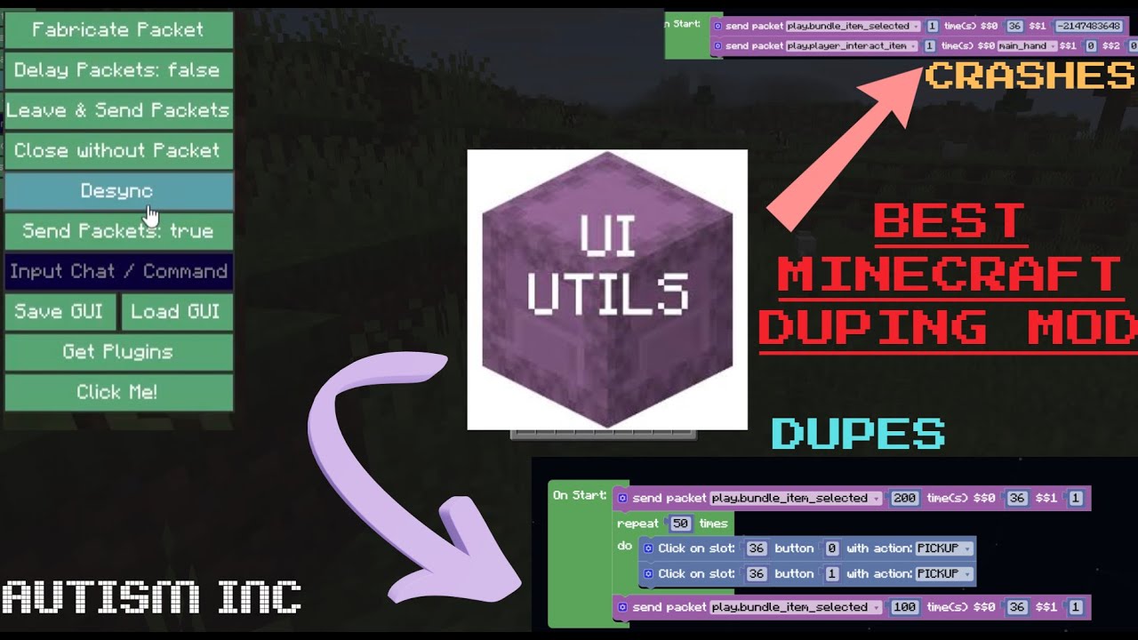 NEW UI-UTILS SHOWCASE | Best Minecraft Exploiting Mod