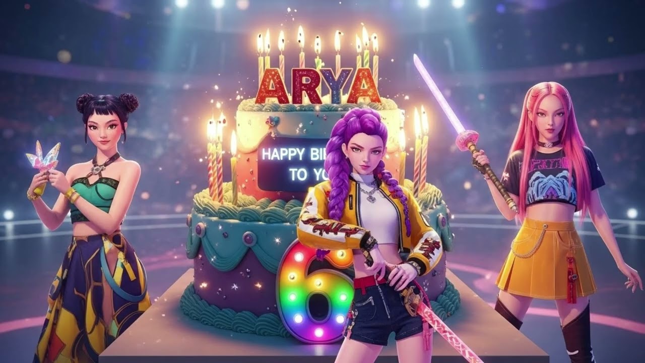 ARYA -  Happy Birthday Song (6 Year)