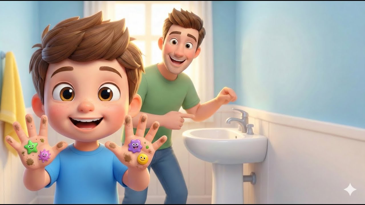 Washing Hands + Wheels on the Bus | 9 MIN Kids Songs Compilation 🎵 Fun & Educational