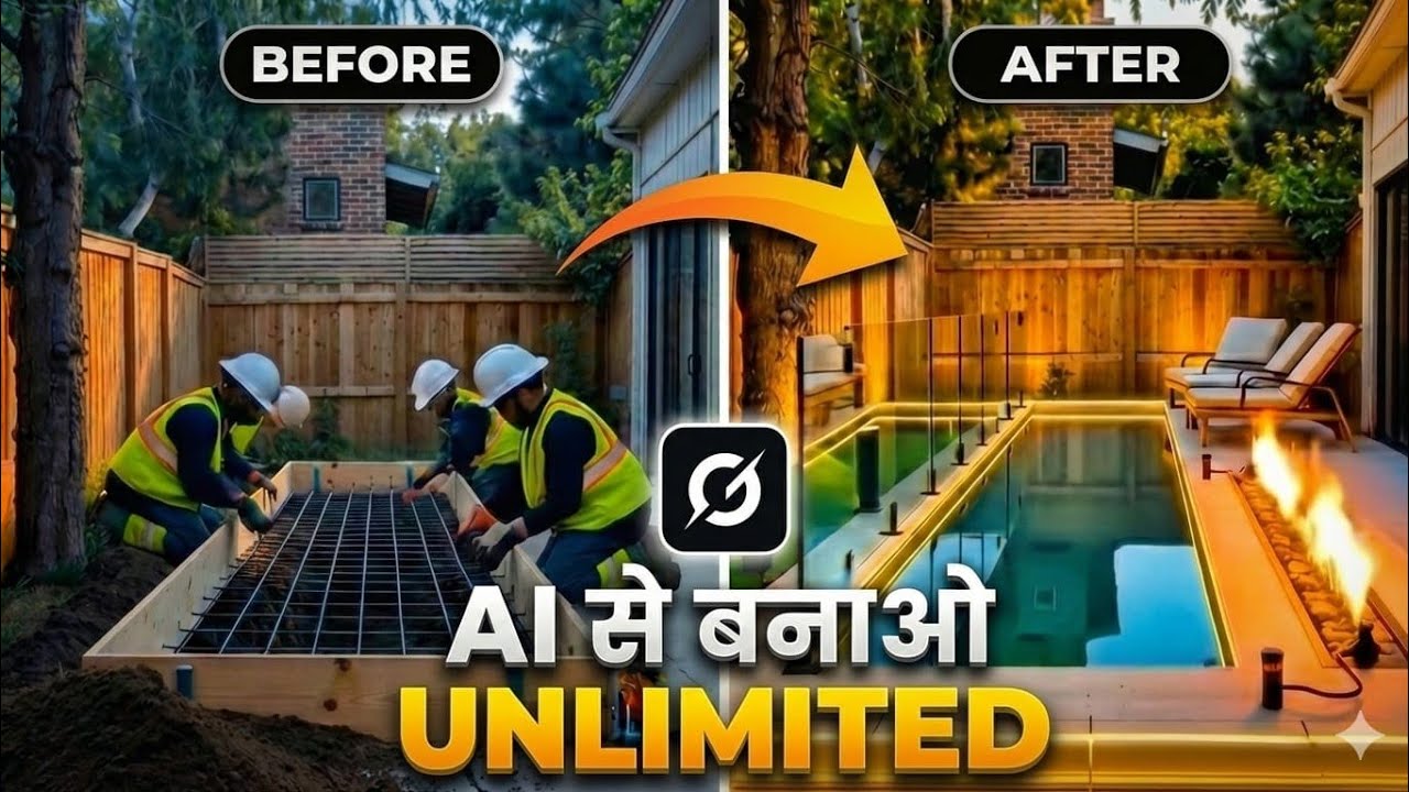 AI Home Renovation Before vs After 🔥 | Insane House Transformation | AI Se Video Kaise Banaye
