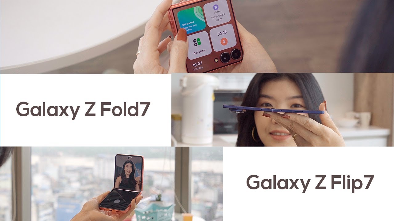 အသစ်ထွက်လာတဲ့ Samsung Galaxy Z Fold 7 နဲ့ Galaxy Z Flip 7 ကိုဘယ်လိုသဘောရလဲ ?