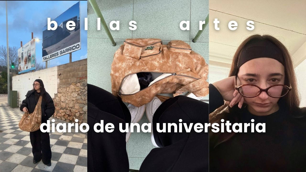 Mi semana universitaria gris y lluviosa. Bellas artes. vlog