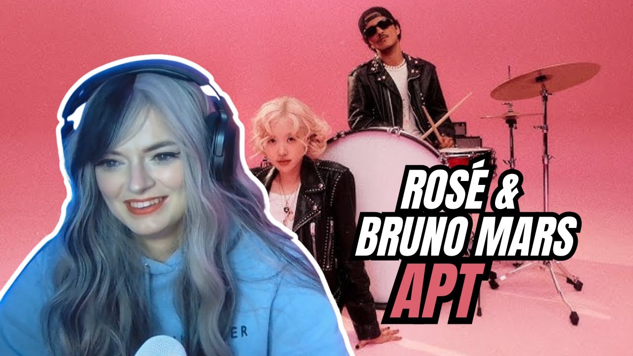 Reacting to ROSÉ & Bruno Mars - APT. (Official Music Video) | Girl react