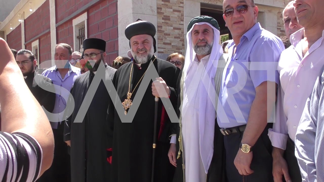 مسيحيو عامودا بالحسكة يحتفلون في كنيستهم لأول مرة منذ 30 عام