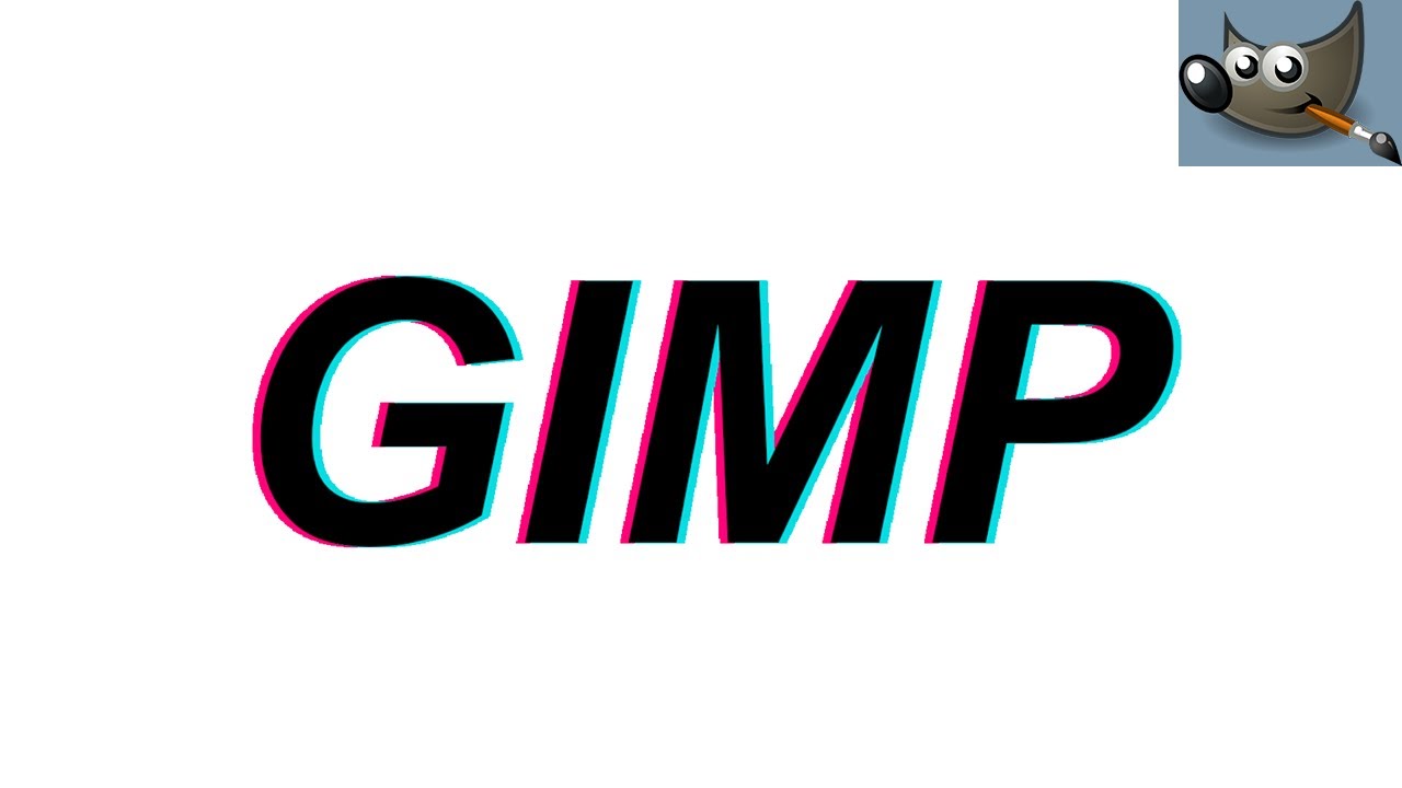 Create an Anaglyphic Text Effect in Gimp