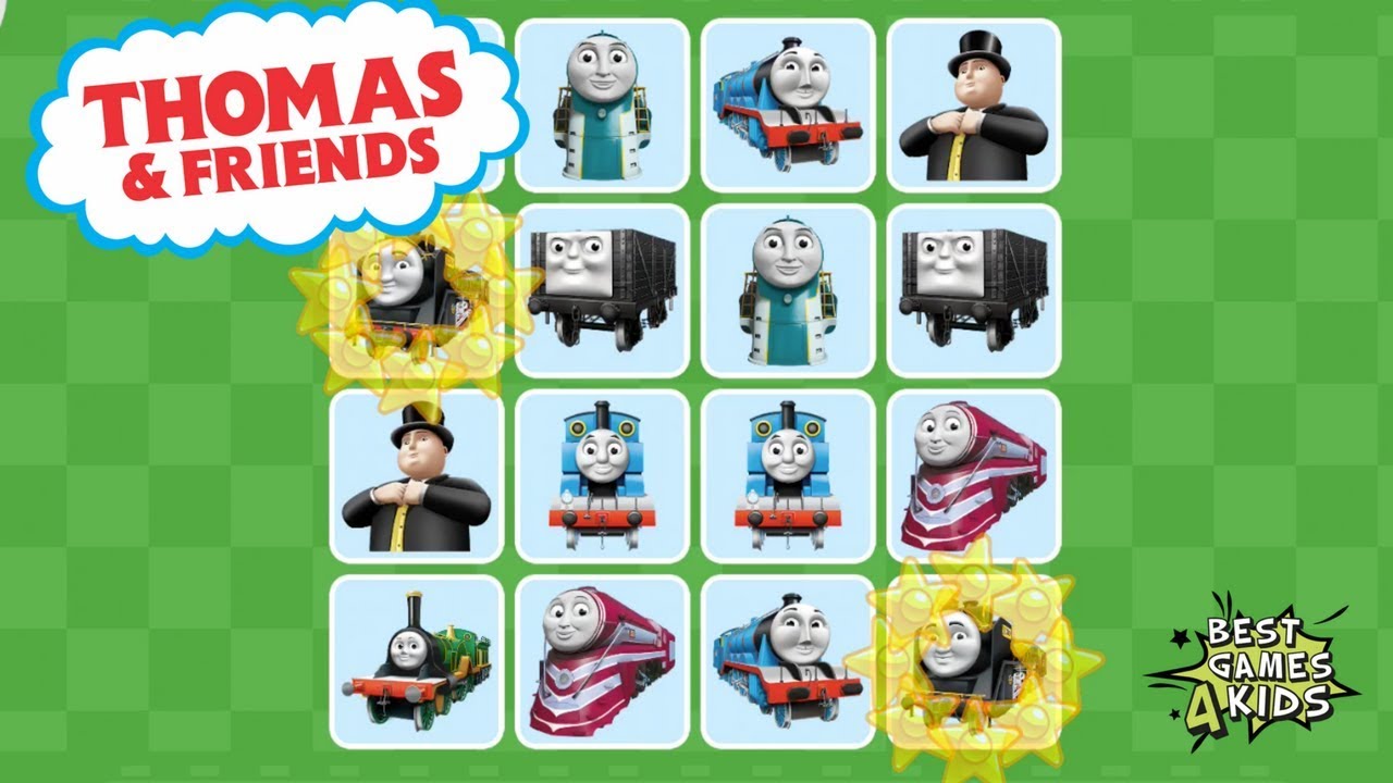 MEMORY MATCH w/ THOMAS & FRIENDS | Fun with Activities #18 By Mattel