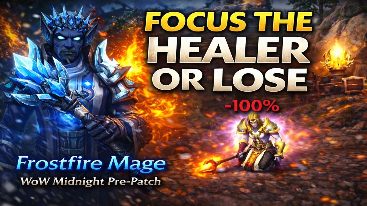 FOCUS THE HEALER OR LOSE – Frostfire Mage PvP   WoW Midnight Pre Patch