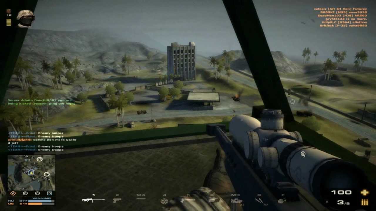 Battlefield Play4Free Sniper Montage [M95 with Desert Ballistic Scope/M24 with Dead Eye Scope]
