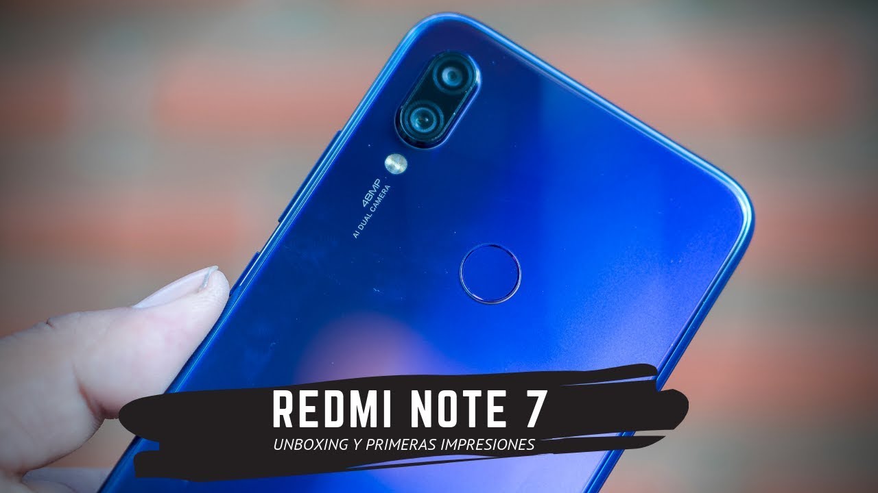 REDMI NOTE 7│UNBOXING VERSIÓN LATINOAMÉRICA