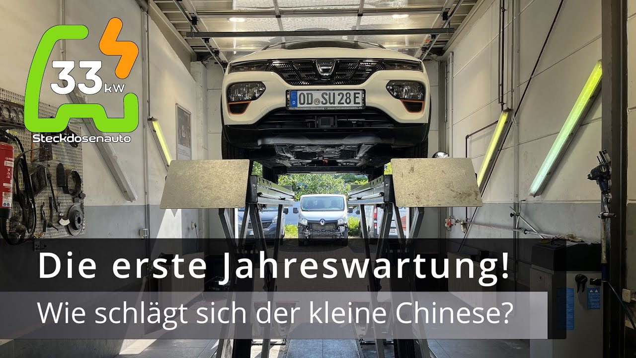 Dacia Spring - Die erste Wartung! Alles OK mit dem kleinen Chinesen?