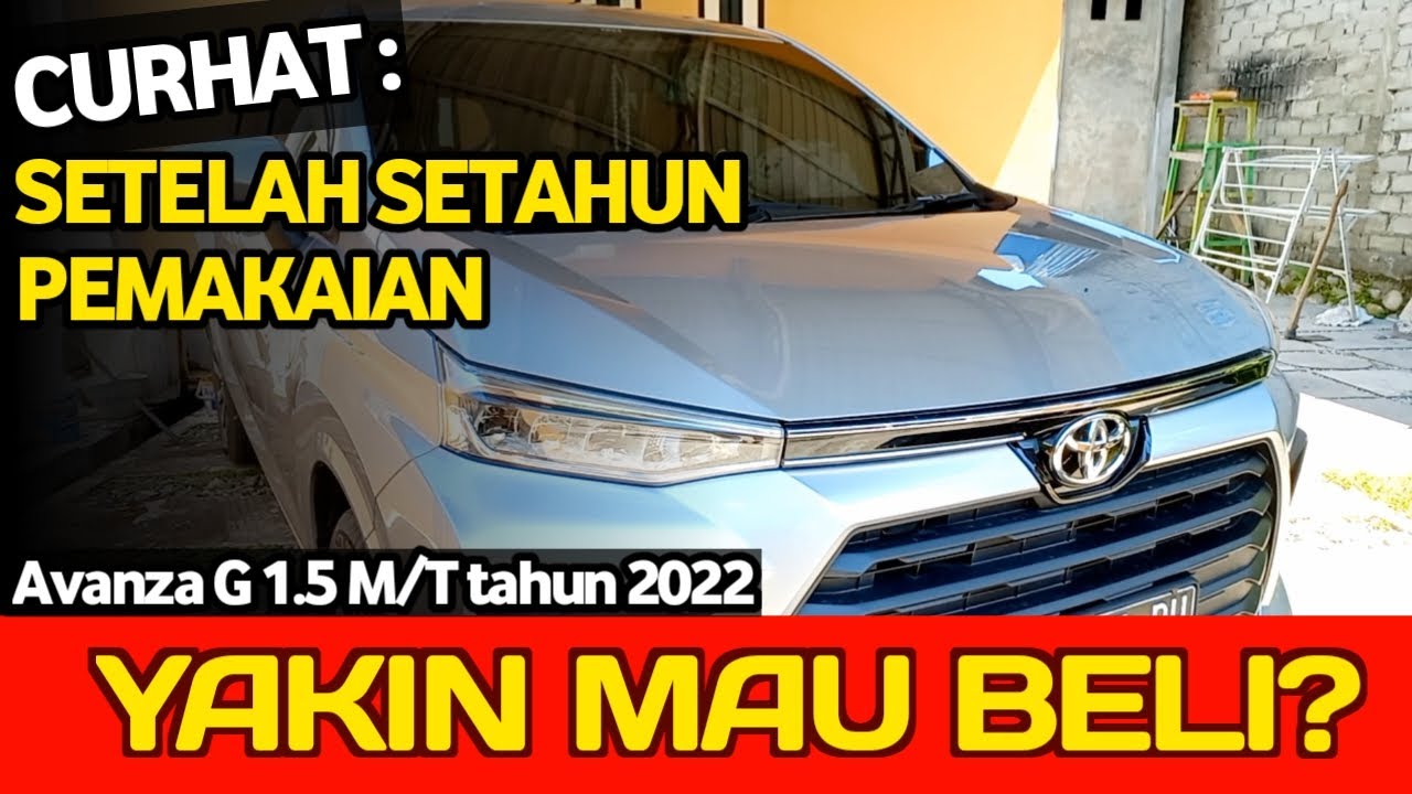 Kelebihan & kekurangan TOYOTA avanza 1.5 G M/T 2022 | pemakaian 1 tahun | Otobecas