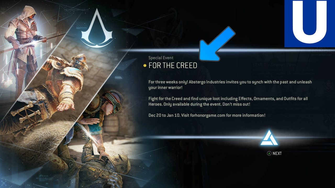 For Honor- Assassin's Creed Event! New Emotes, Weapons, Effect and More!!