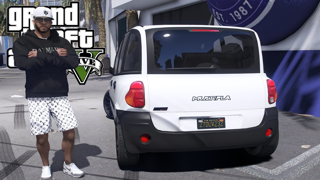 Andiamo A Lavoro (FIAT MULTIPLA A 700$) - GTA 5 MOD VITA REALE #167