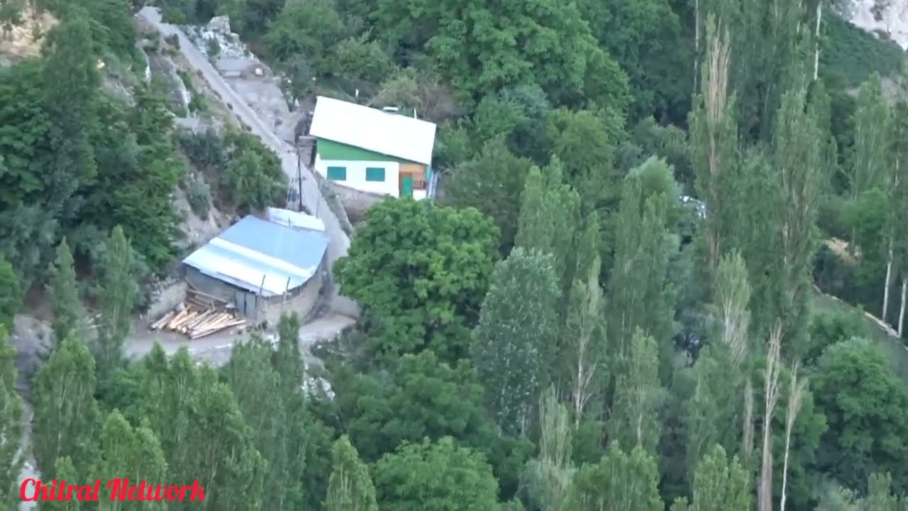 View of Breshgram karimabad chitral with khowar/chitrali song 