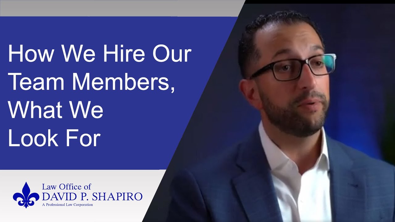 San Diego Criminal Attorney Shares Information on Their Hiring Process