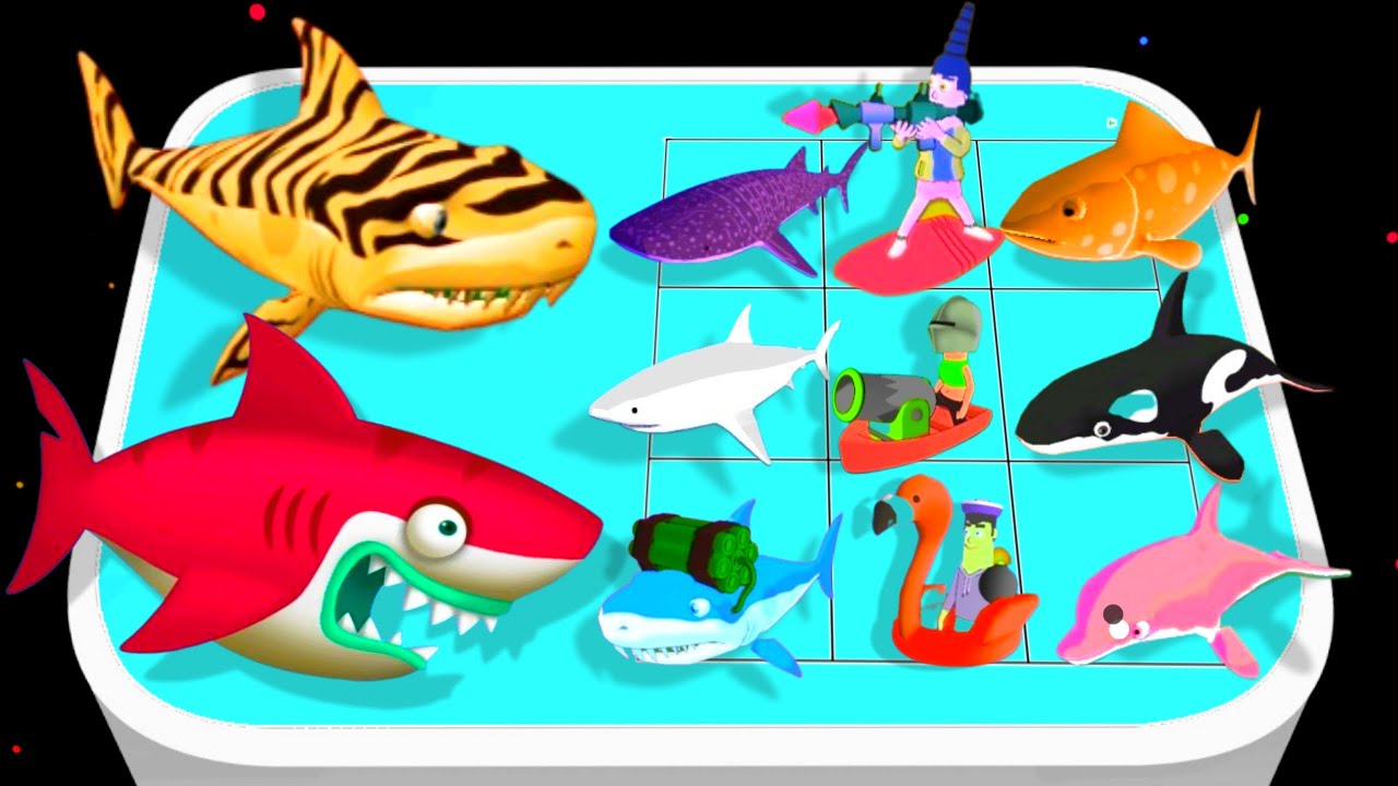 Merge Fish War 3D _ Shark Evolution Battle #sharkevolution #mergemaster #new